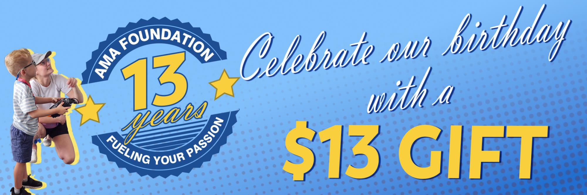 AMA Foundation 2026 Birthday Fundraiser Web Banner